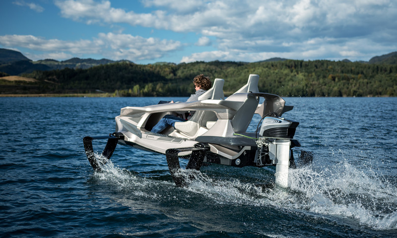 «Летающий» катер и просто крутой водный транспорт Quadrofoil QS2