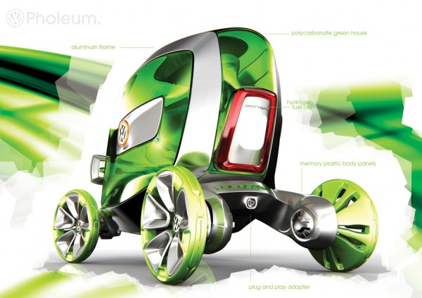 VW Pholeum – Electric Vehicle Able to Turn 360 Degrees