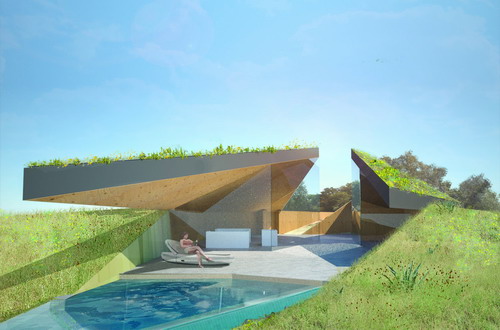 Cтудия Bercy Chen и дизайн загородного дома Edgeland 