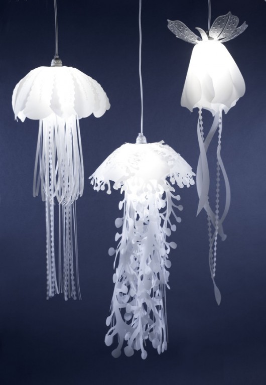 Светильники в форме медуз