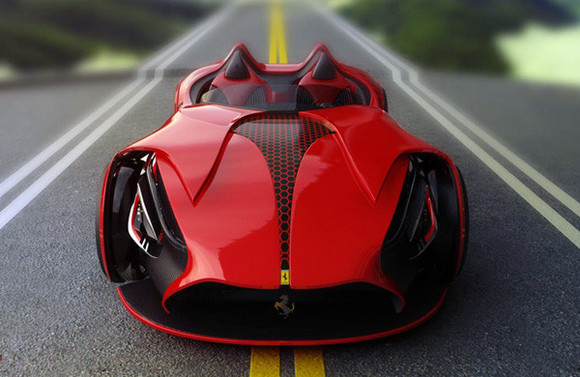 Высокотехнологичный концептуальный суперкар Ferrari Millenio