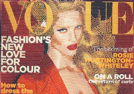 Vogue Обложки ручная вышивка