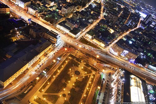 Москва. Фоторепортаж с высотки на Кудринской площади