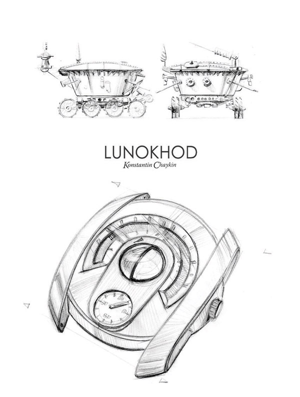 Часы "Луноход" - история создания дизайна от автора