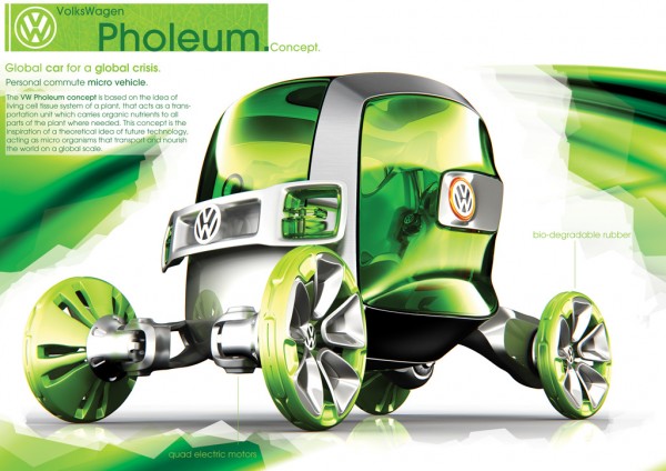 VW Pholeum – Electric Vehicle Able to Turn 360 Degrees