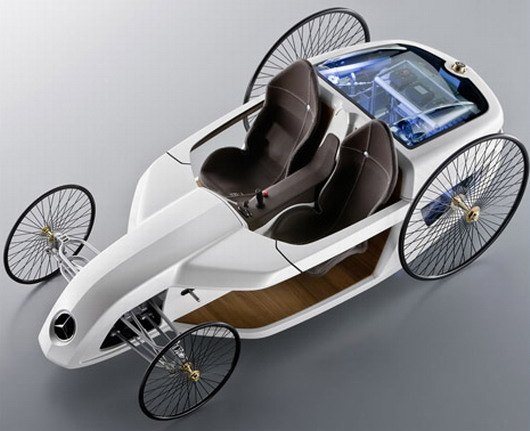 Mercedes-Benz F-CELL Roadster - концепт ретро-колесницы в стиле хай-тек